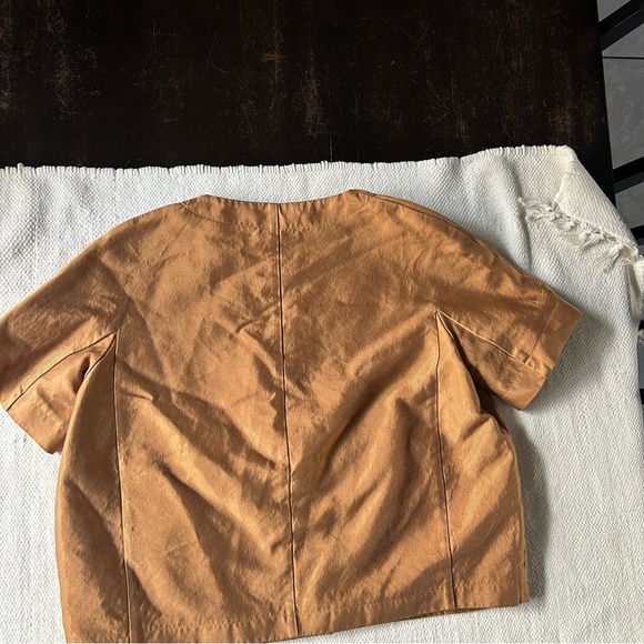 HACHE Tan Utility Jacket Casual Style - Picture 9 of 11